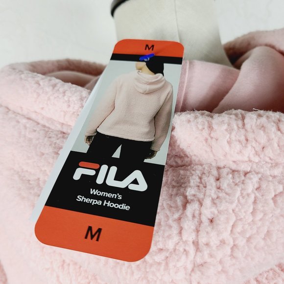 Fila Josephine Sherpa Pullover Hoodie Jacket - Picture 5 of 8